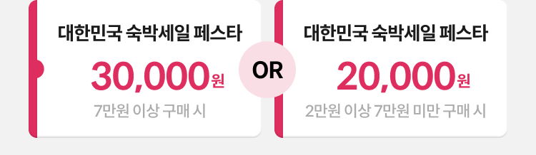 선착순 쿠폰 종류