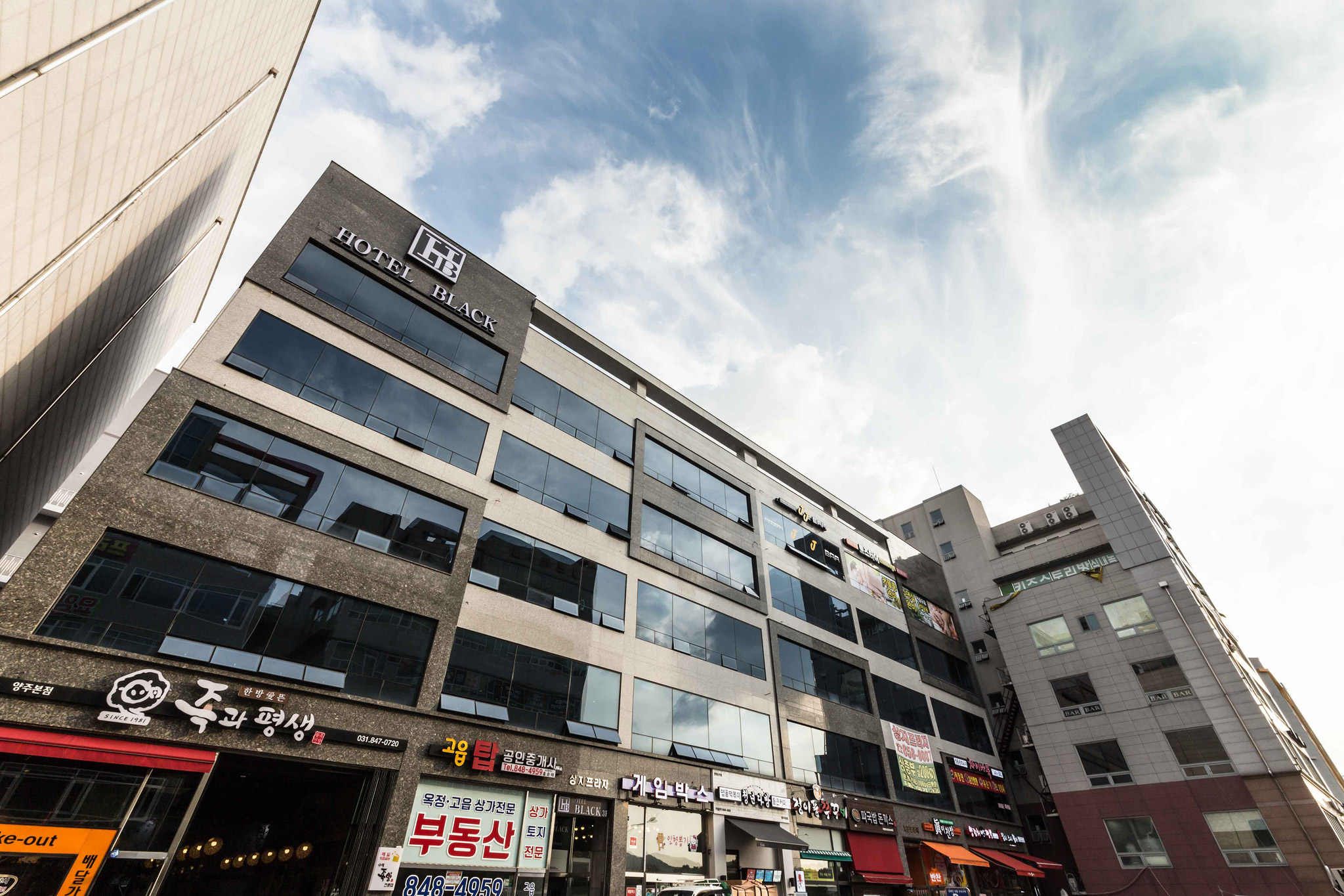양주 HOTEL Black 외관
