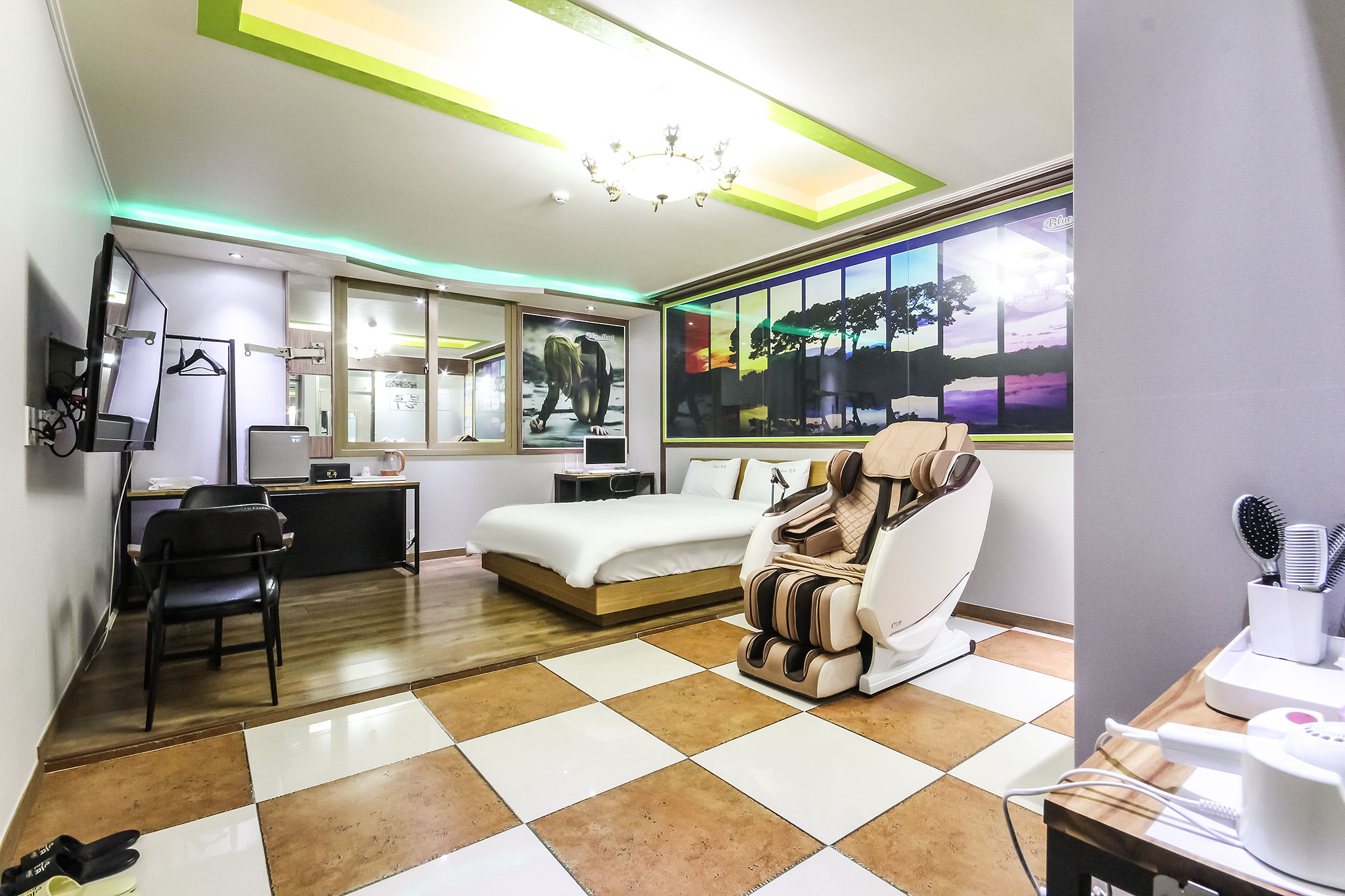 특실A(공기청정기+안마의자)