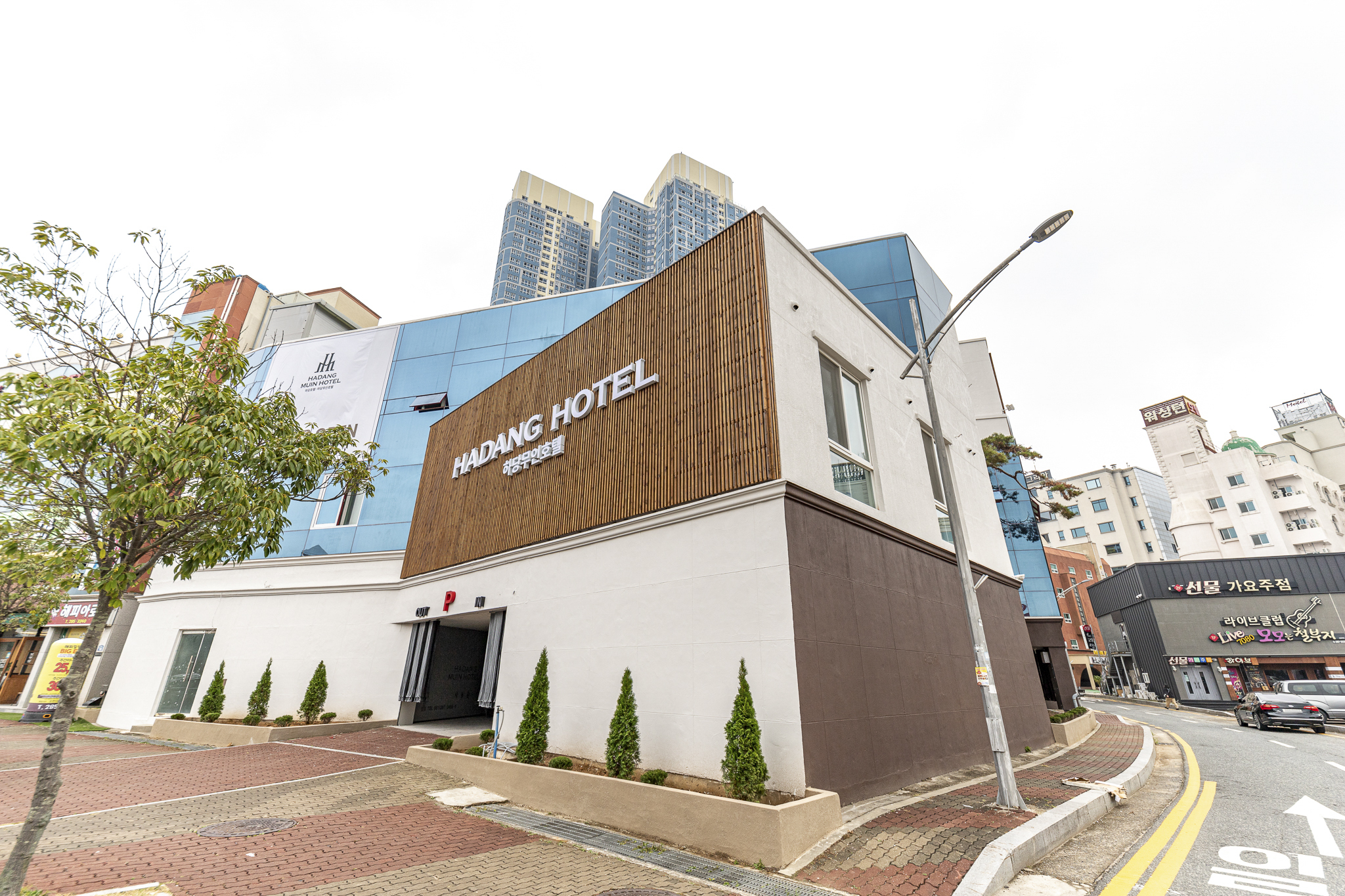 목포 하당 무인호텔 외관