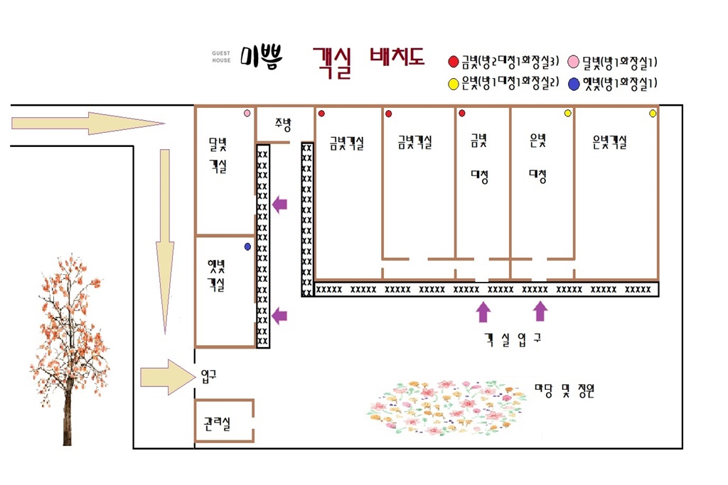 전주 한옥마을 한옥미쁨 외관