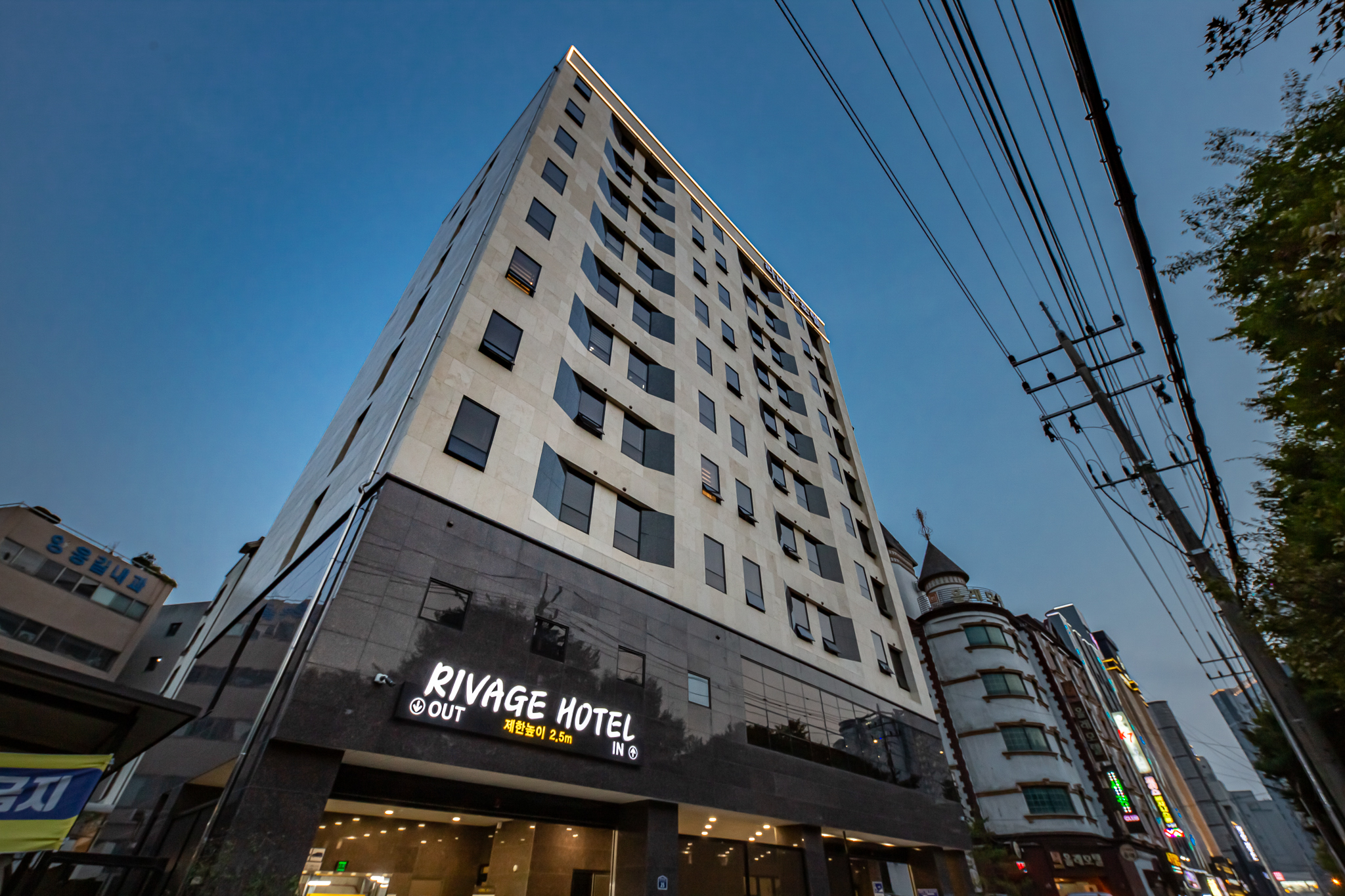 청주 리바쥬 호텔 (HOTEL RIVAGE) 외관