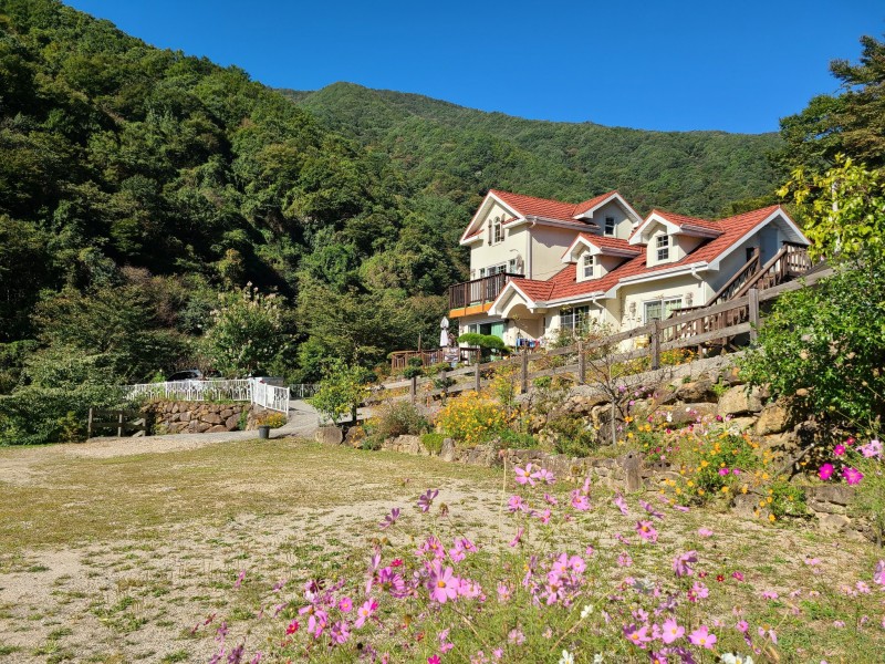 하동 숲속정원펜션 외관