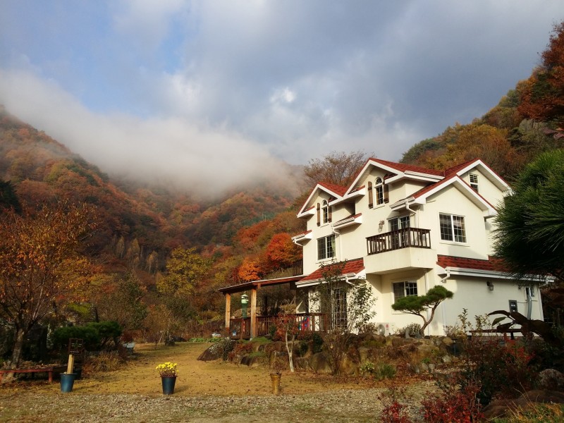 하동 숲속정원펜션 외관