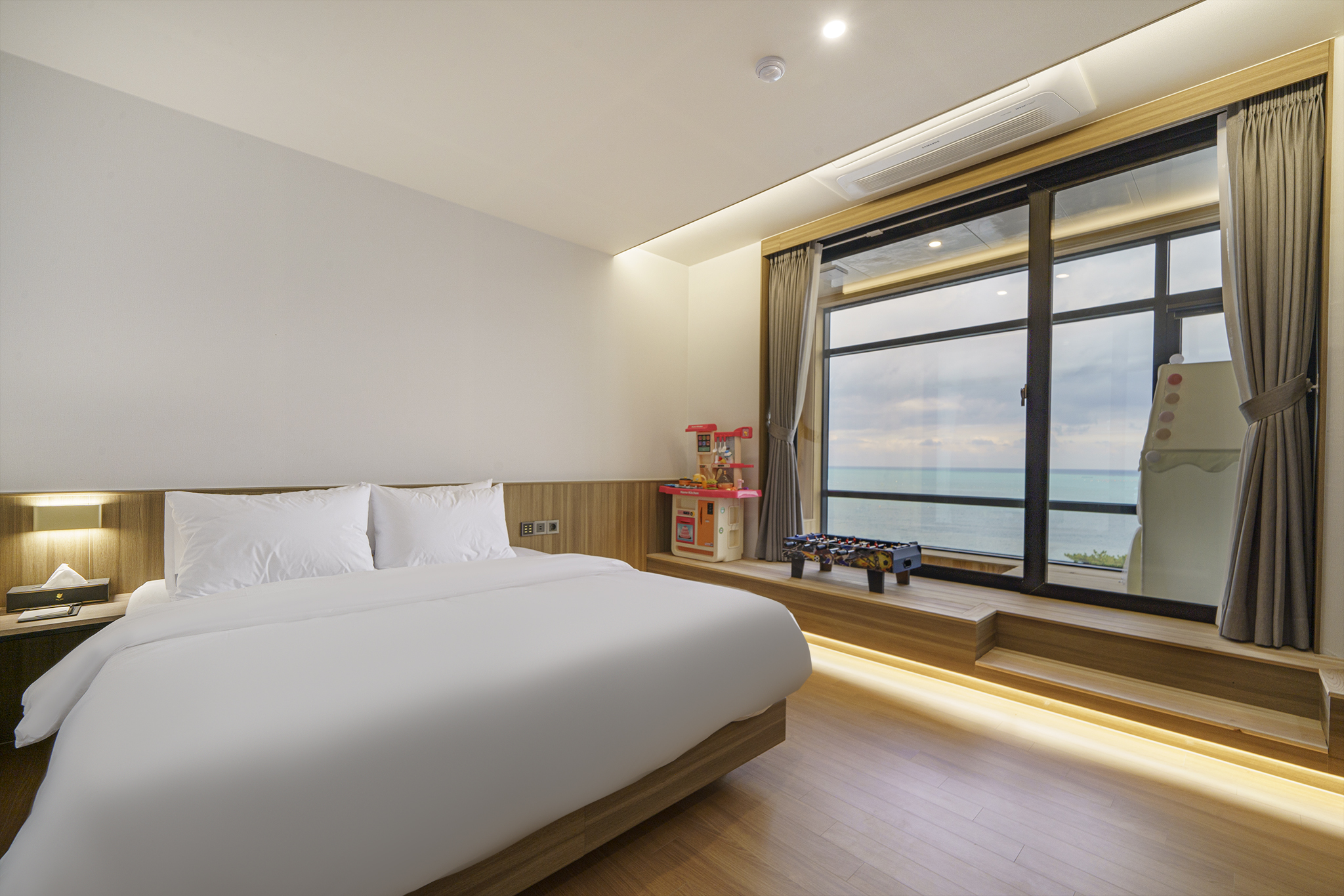 Semi 료칸 Kids 에메랄드 오션뷰(인디언텐트+주방놀이, 넷플릭스)