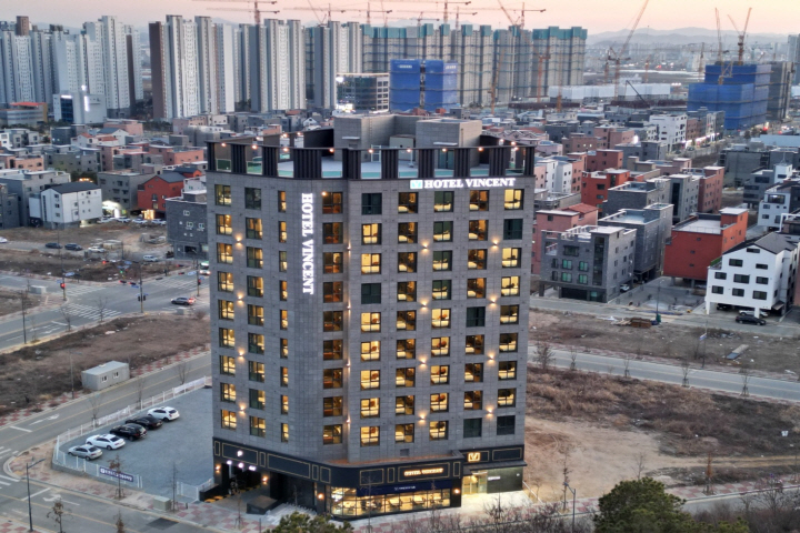 청주 빈센트 호텔 오송역점 외관