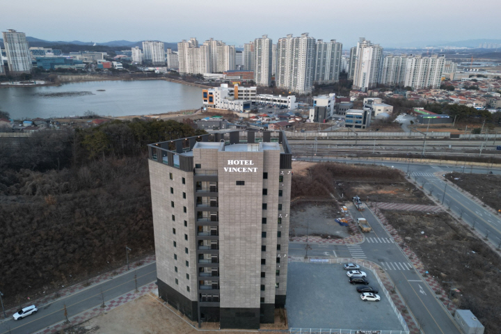 청주 빈센트 호텔 오송역점 외관