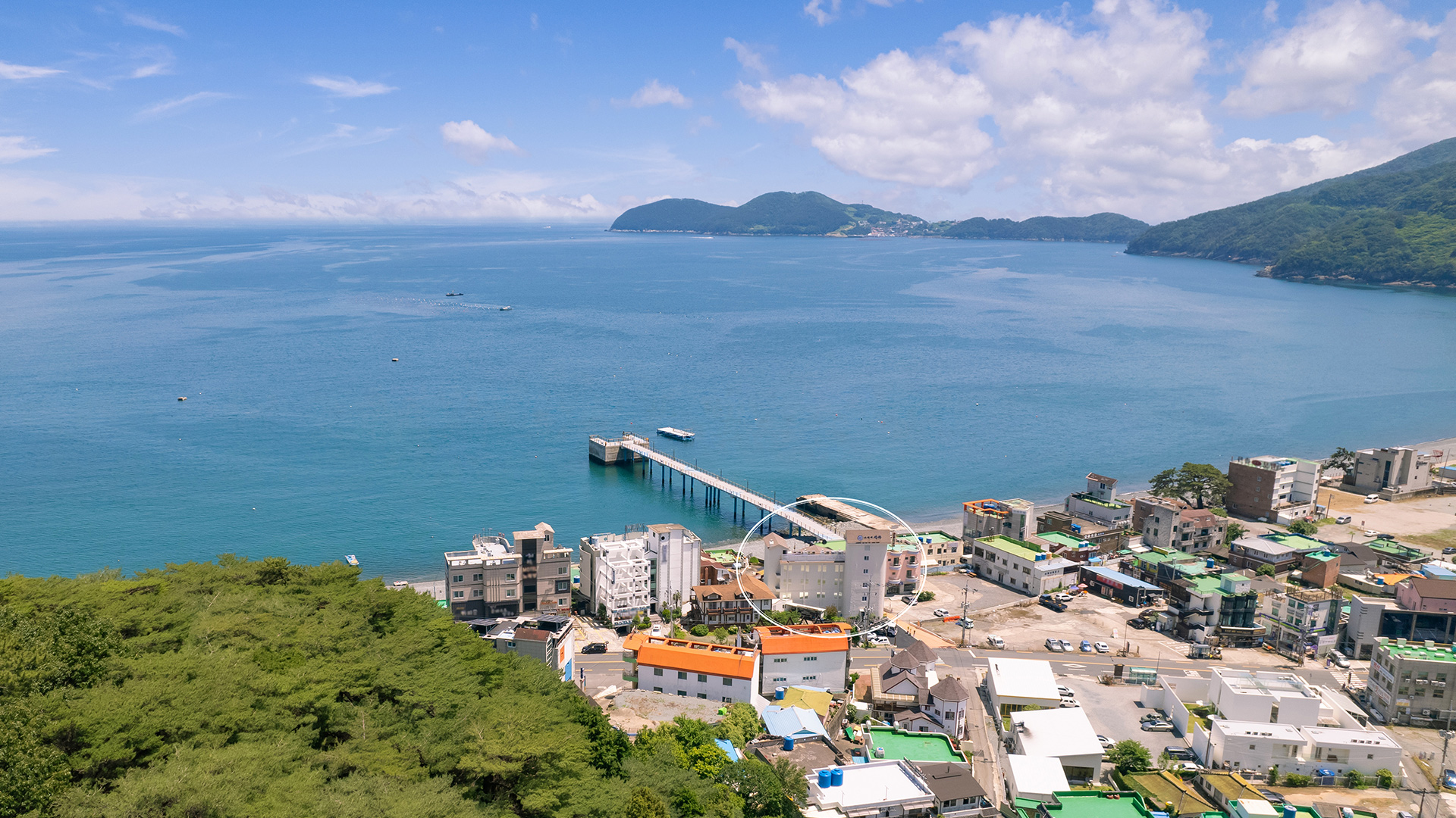 거제도 학동 스테이 새록 전망
