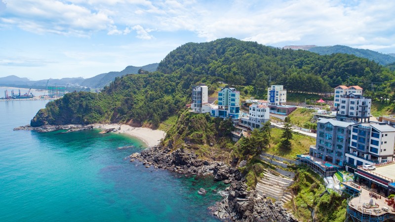 삼척 라온스파펜션 전망