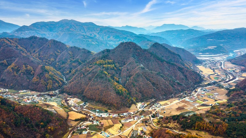 단양 사나래펜션 전망