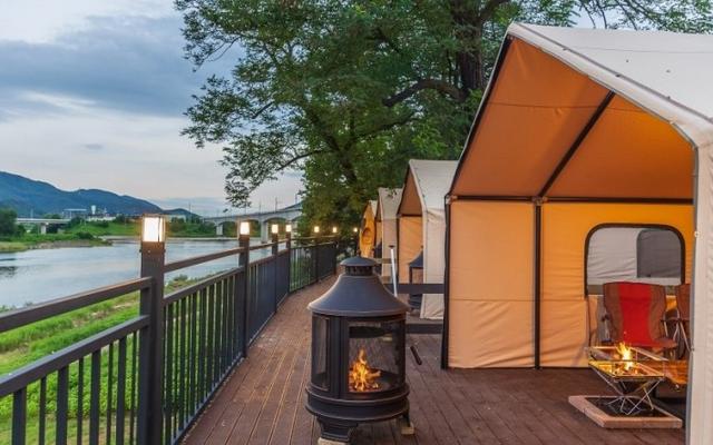 연천 한탄강카누글램핑&캠핑장