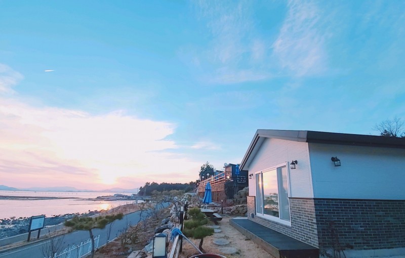 강진 바다목장펜션 전망