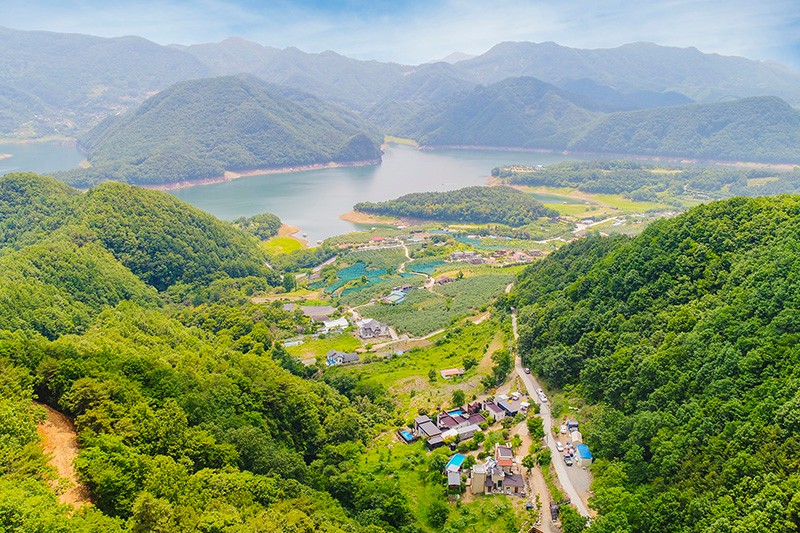 충주 티탄풀빌라 전망