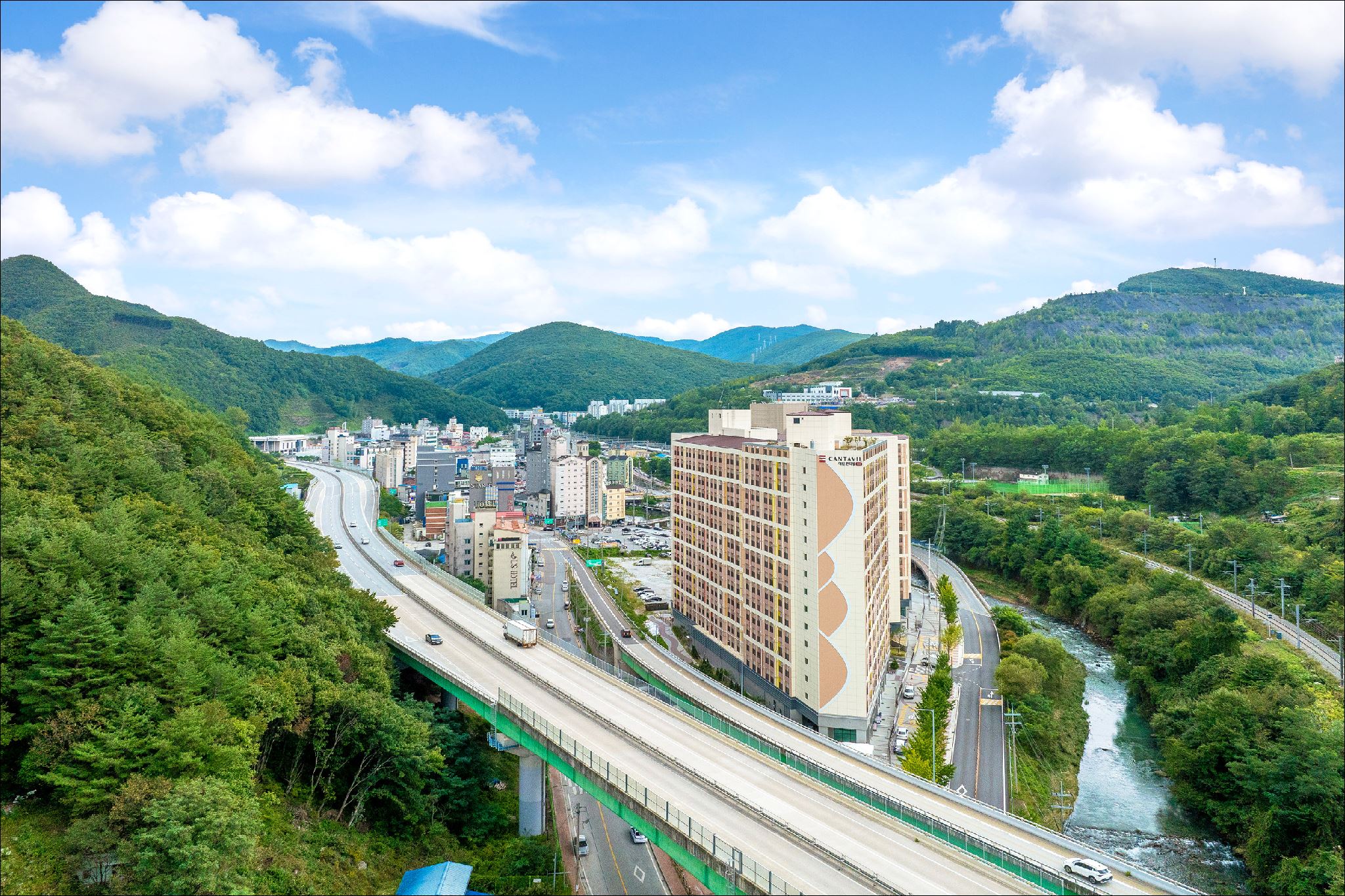 아리아리 호텔 정선 전망