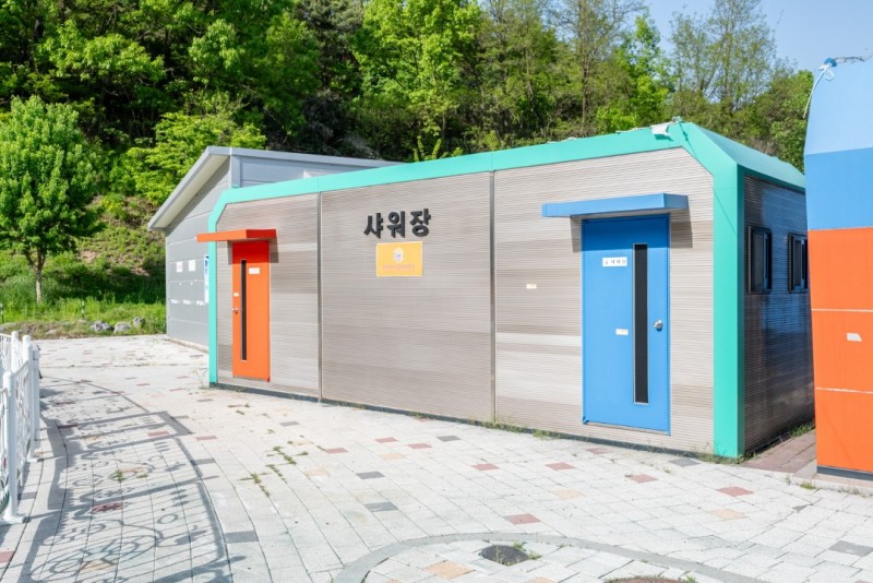 부여 굿뜨래웰빙마을 글램핑장 외관