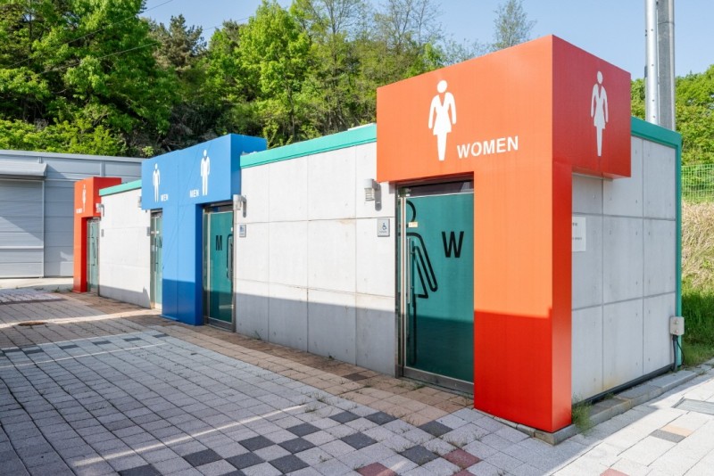 부여 굿뜨래웰빙마을 글램핑장 외관