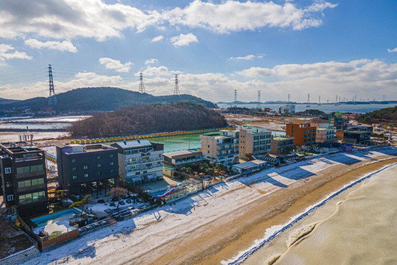 대부도 아라펜션 전망