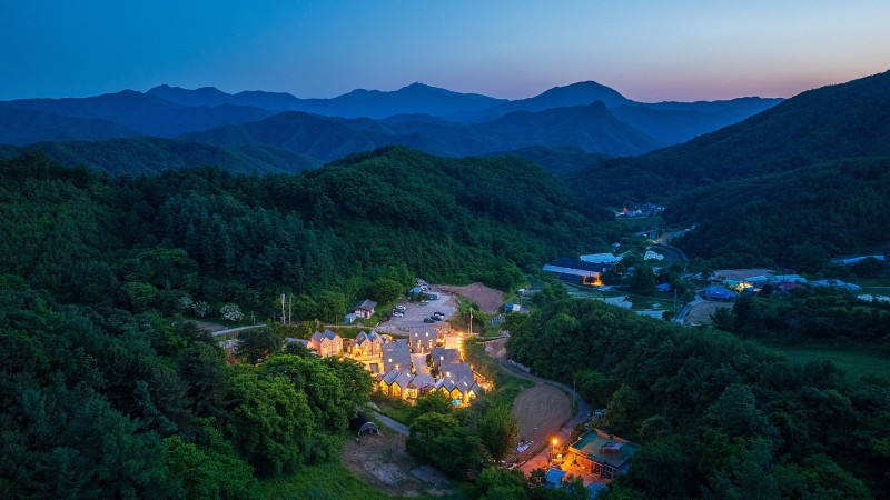 홍천 반스힐리조트풀빌라 전망