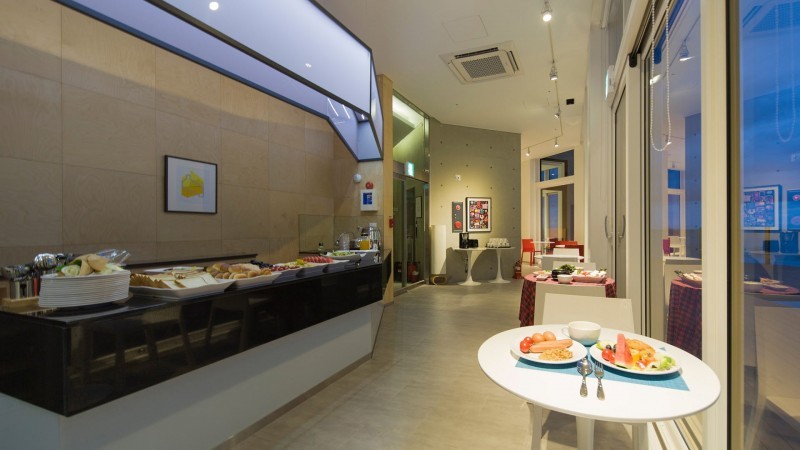 三陟Beach Hill Pool Villa 早餐·餐厅