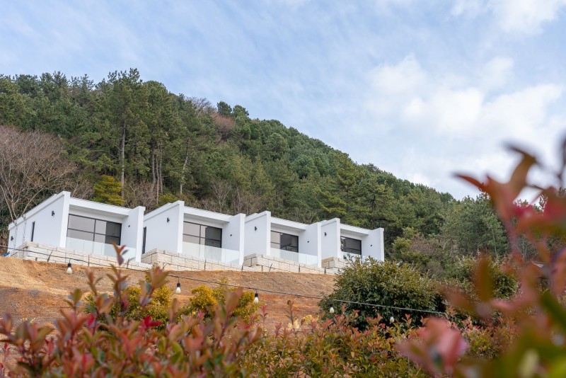 완도 공간속의집 개별자쿠지 외관