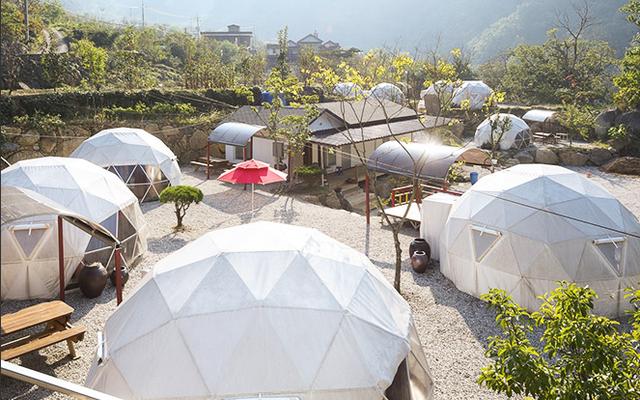 함양 지리산 칠선계곡 글램핑