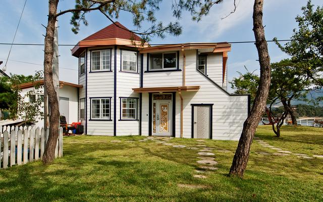 양평 강가에아침