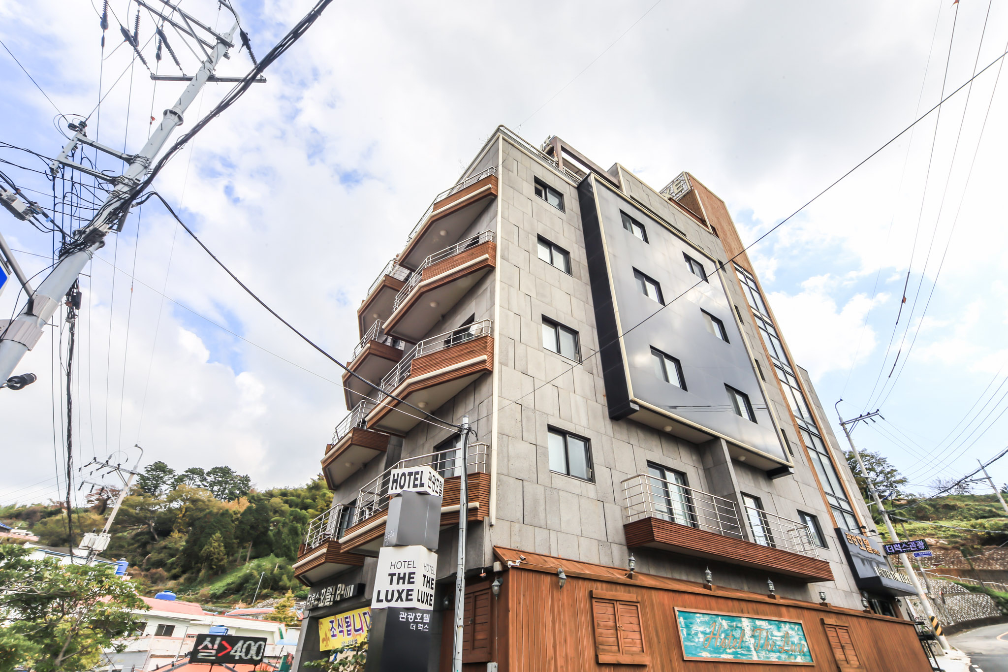 거제도 장승포 오션더럭스호텔 외관