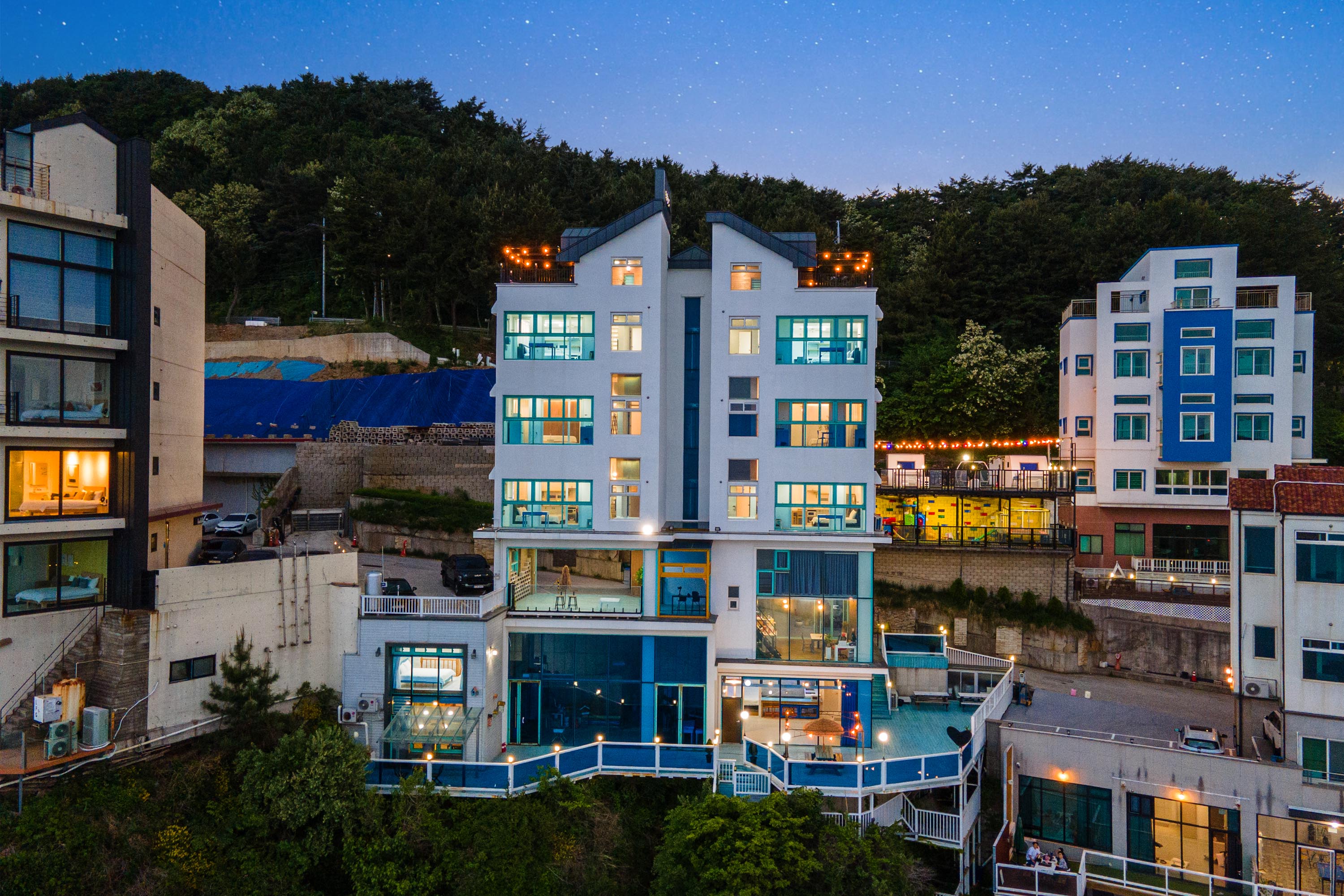 삼척 푸른바다스파펜션 외관