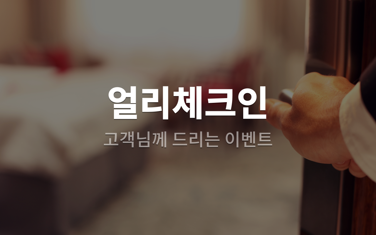 빠른입실(13시 체크인)