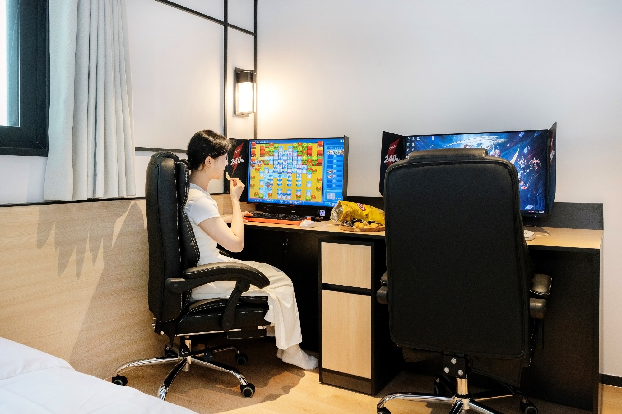 2PC - 고사양 RX6600(65인치TV,넷플릭스무료시청)(배그가능(울트라모드)RX6600XT 32기가주사율 30인치모니터구현,금연)