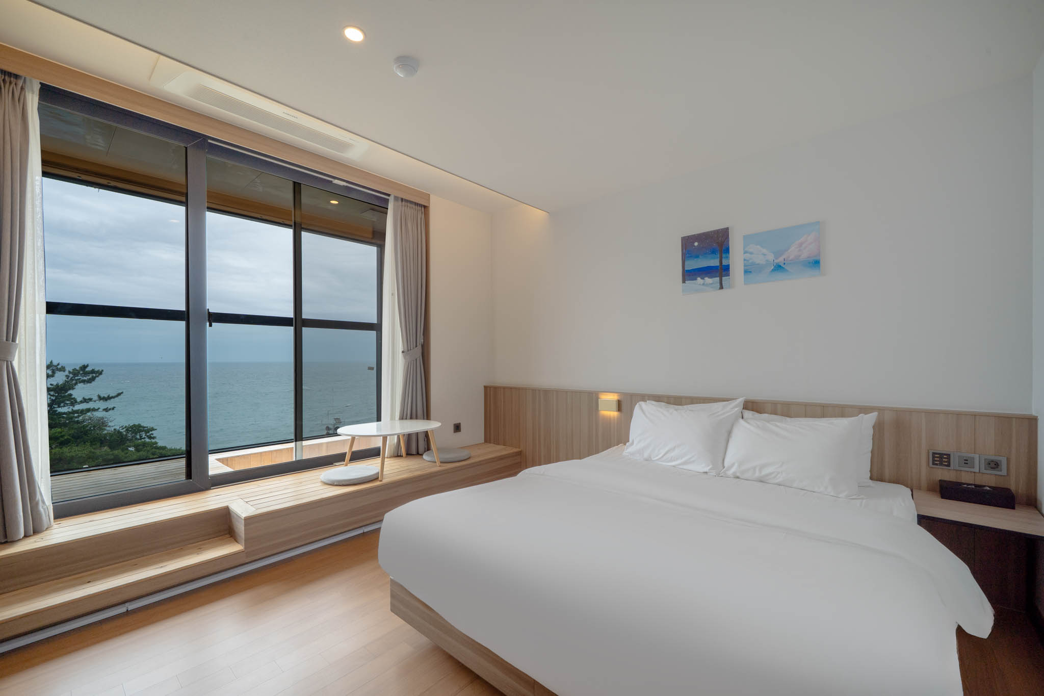 Semi 료칸 에메랄드 오션뷰(테라스 히노끼 욕조+에어드레서, 넷플릭스(개인계정))