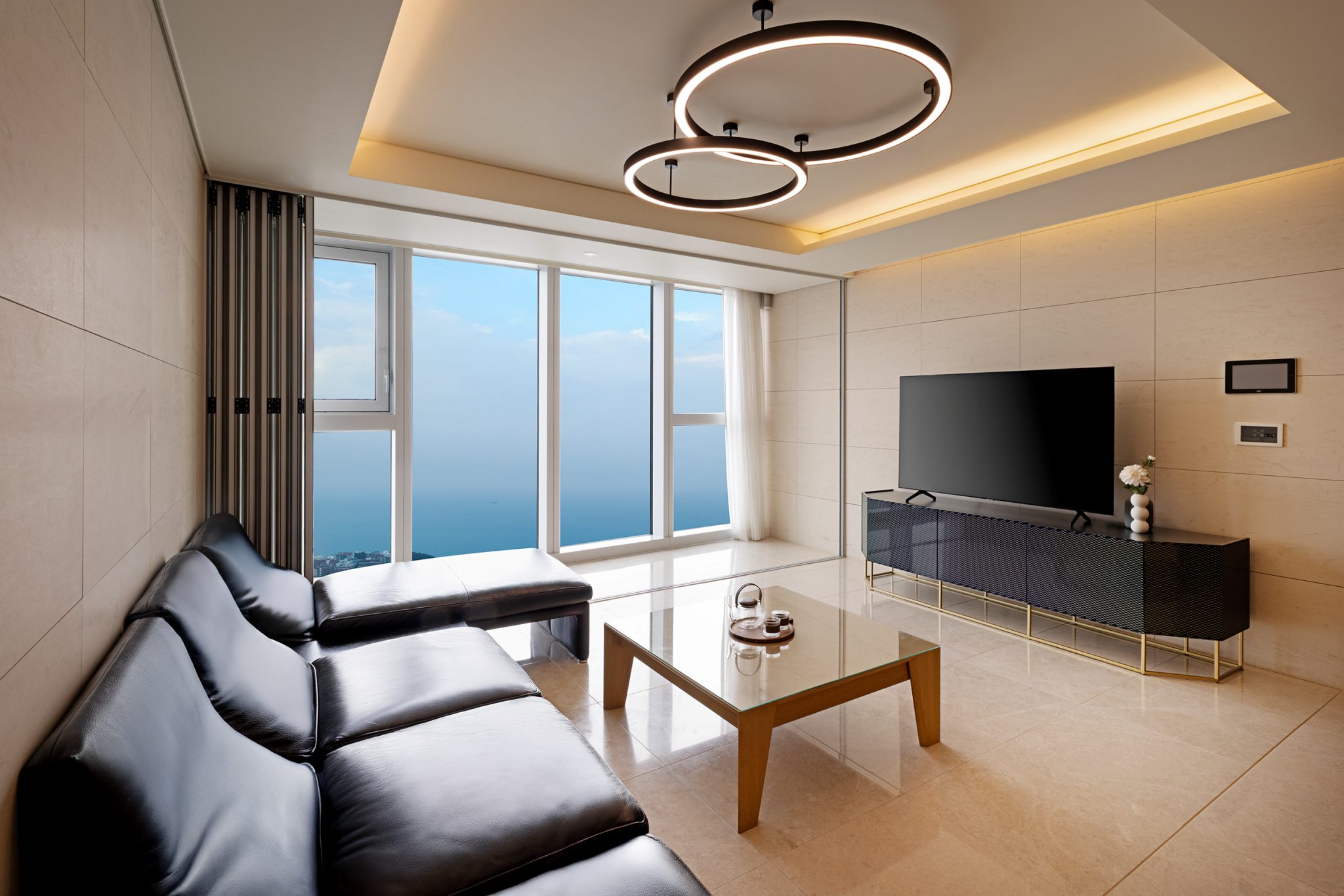 Ocean Suite→Ocean Deluxe Suite(55평 투룸)UP(강력특가★해운대오션뷰)