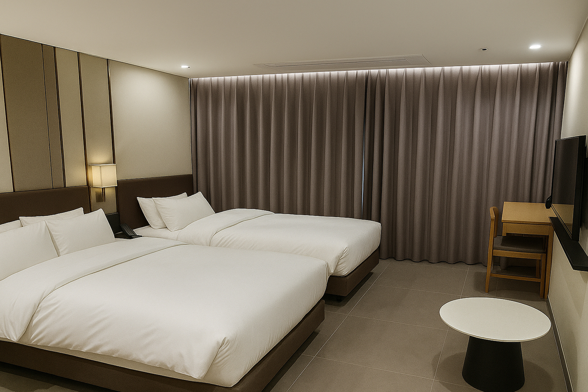 차일드& 시니어 핸디캡룸(일반인 이용가능, 웰컴라운지, 조식 3인, 인피니티풀 3인)