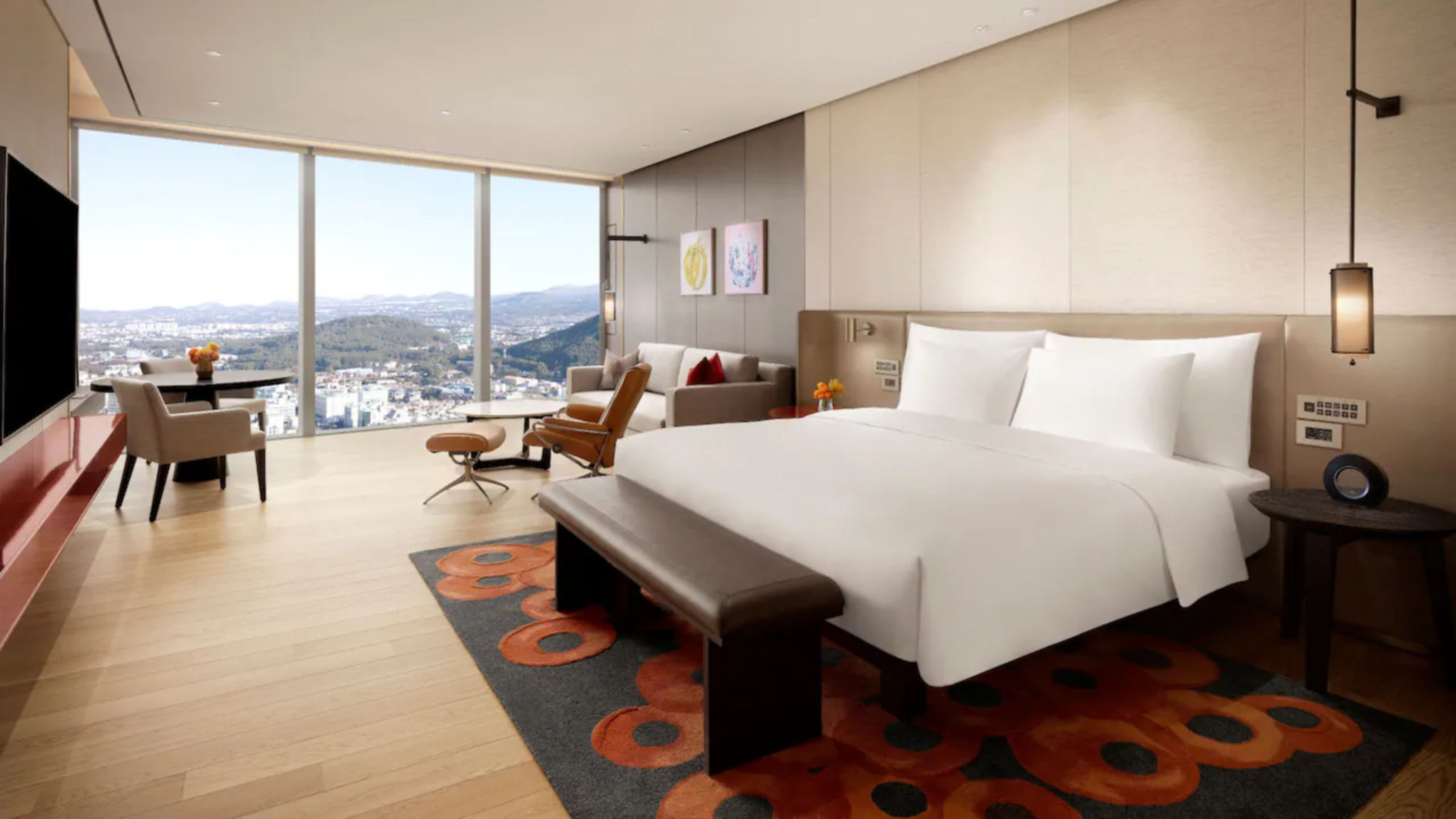 65㎡ 킹 룸 시티뷰 Bed and Breakfast