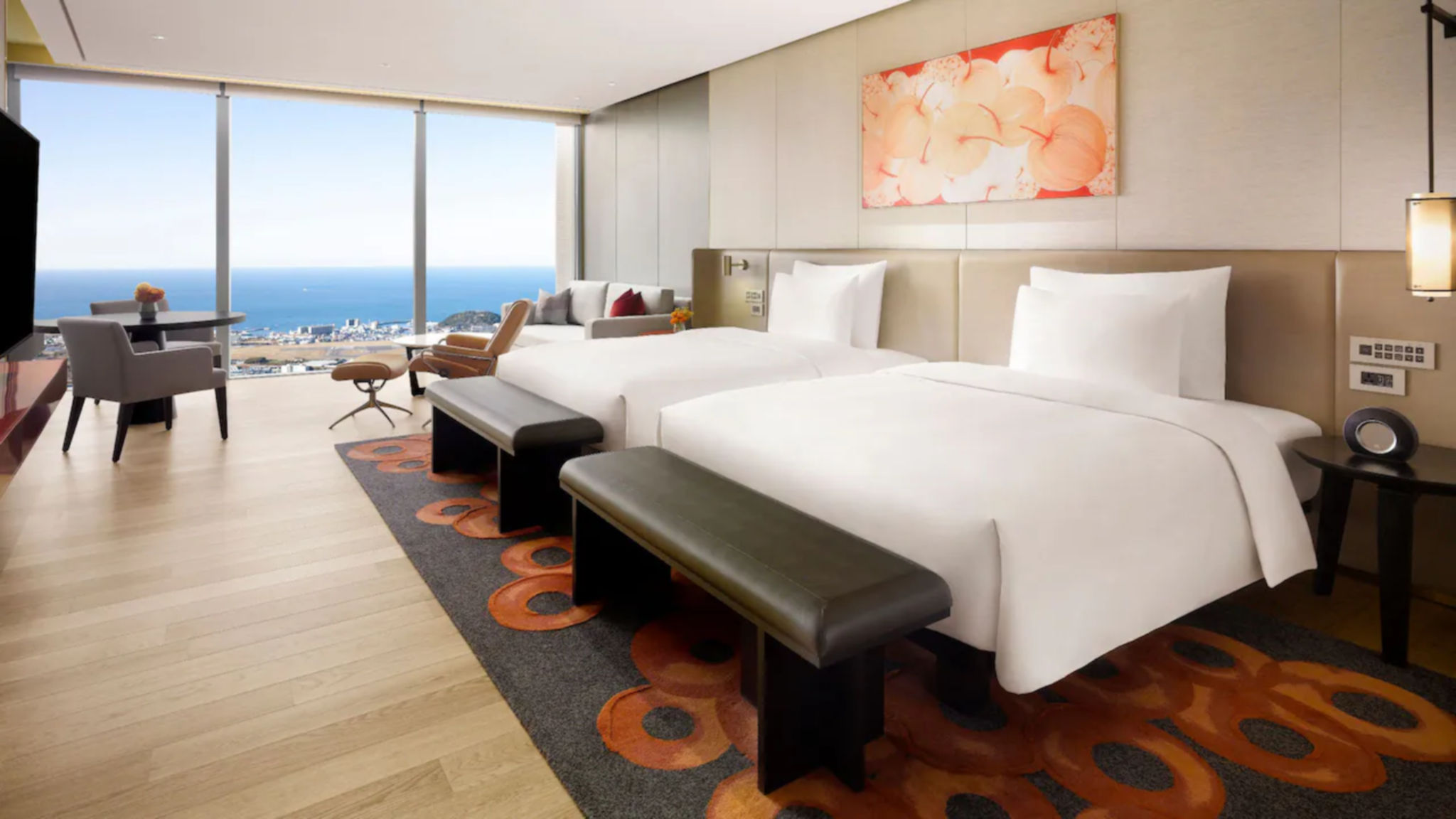 65㎡ 트윈 룸 오션뷰 Bed and Breakfast