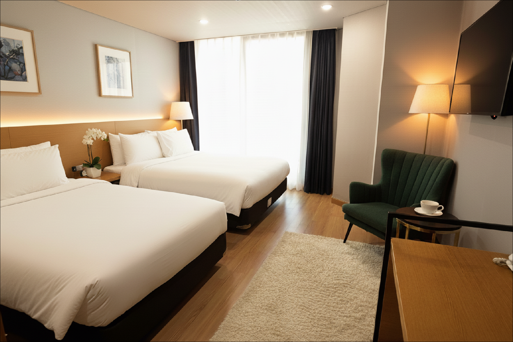 디럭스 패밀리 트윈(조식 2인 PKG)