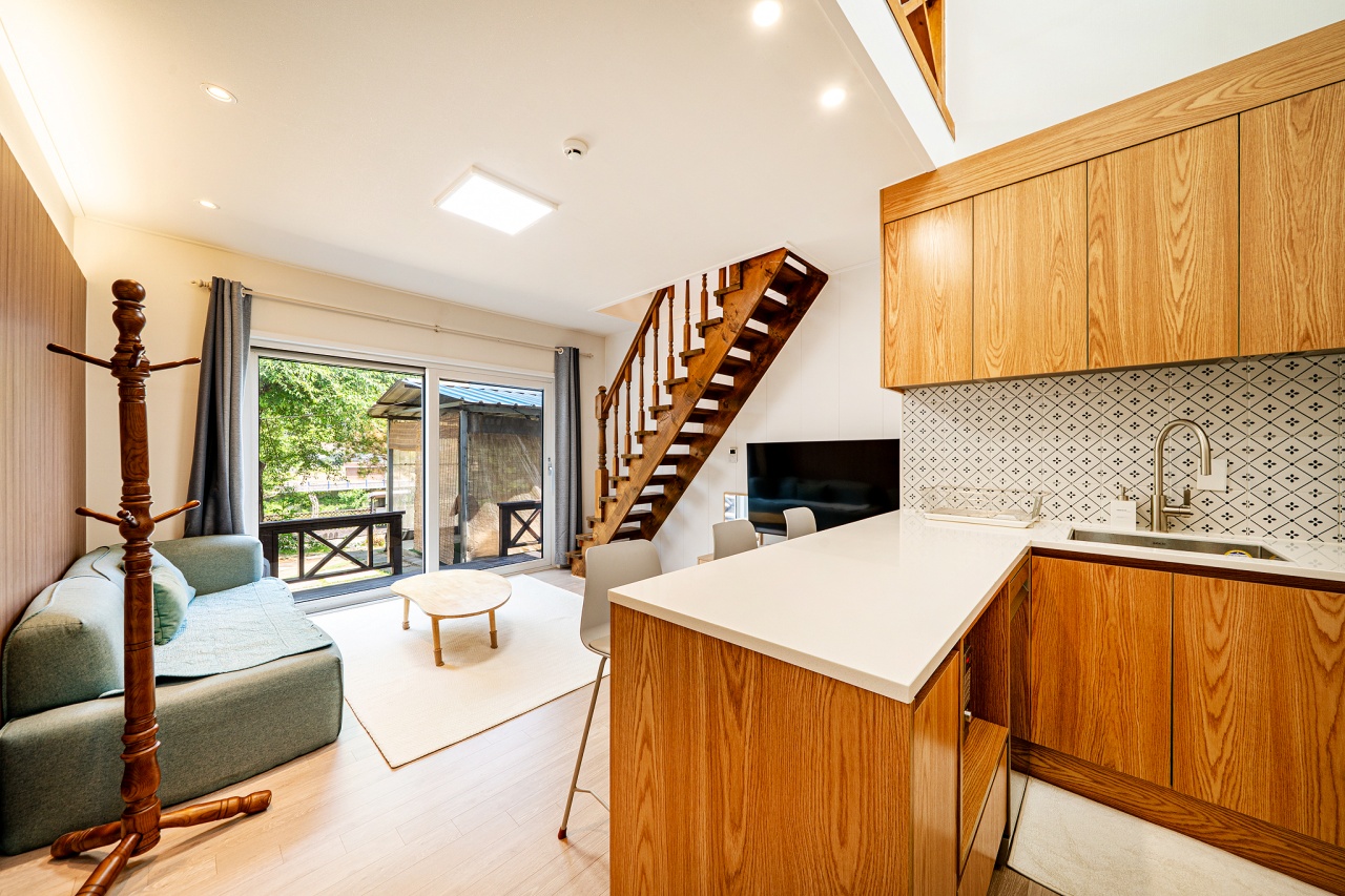 기린초 1F(복층, 개별바베큐, 넷플릭스이용가능, 식기세척기)