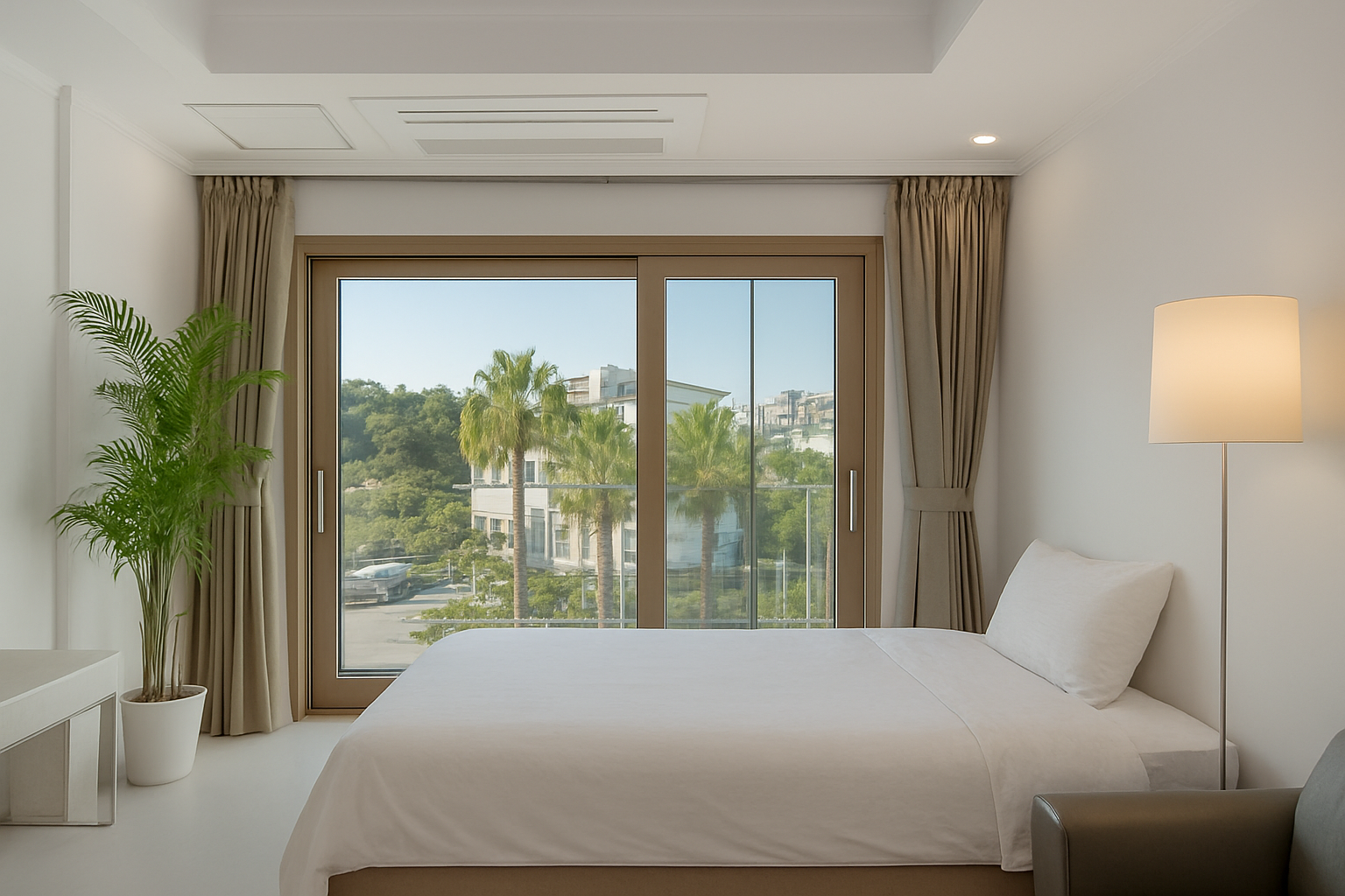 스위트룸 / 502호(야자수와 석양이 아름다운 502호 스위트룸 컨벤션학회 스노클링명소 )