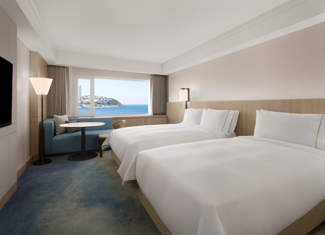 이그제큐티브 해변전망 패밀리트윈(크리스마스 타임 세일★웨스틴 풀 무제한+사우나+Westin Club)