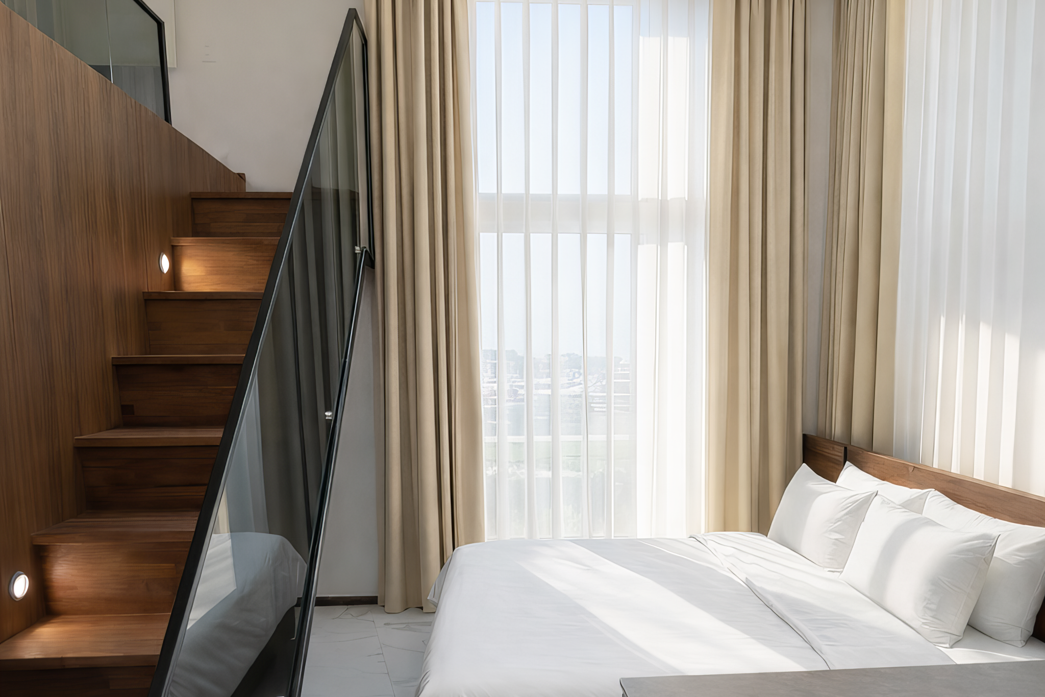 복층 코너 디럭스 트윈(Room Only, 주차불가)