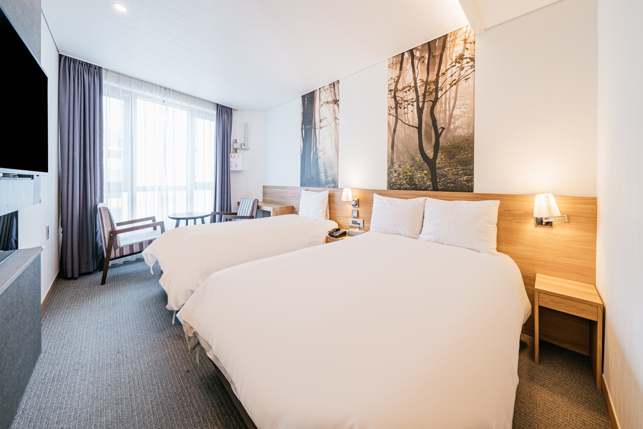 디럭스 트윈 시티뷰(Hot Sale★웰컴드링크 2잔)