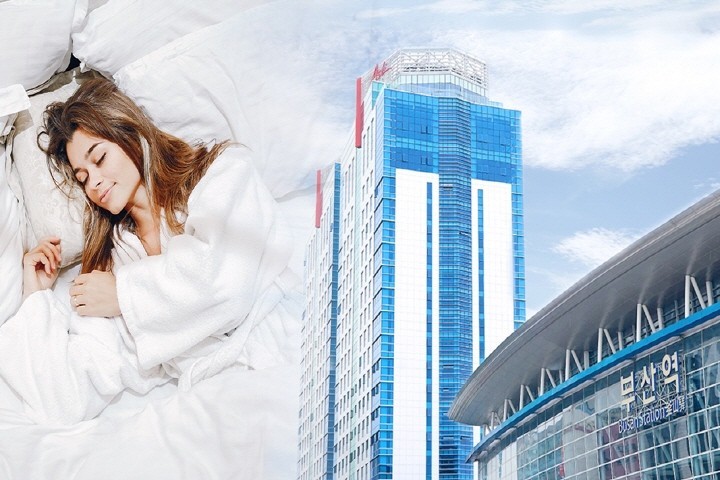 스탠다드 트윈 시티뷰(민하테스트용) 부산역 바로옆 늦캉스)