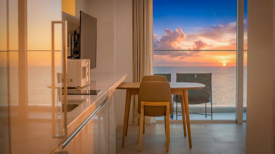 203 Ocean Standard(오션뷰 커플룸, 개별 테라스, 전기 그릴 이용 불가(자이글 대여 가능))