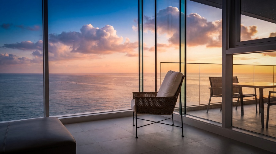 303 Ocean Deluxe(오션뷰 패밀리룸, 개별 BBQ 테라스)