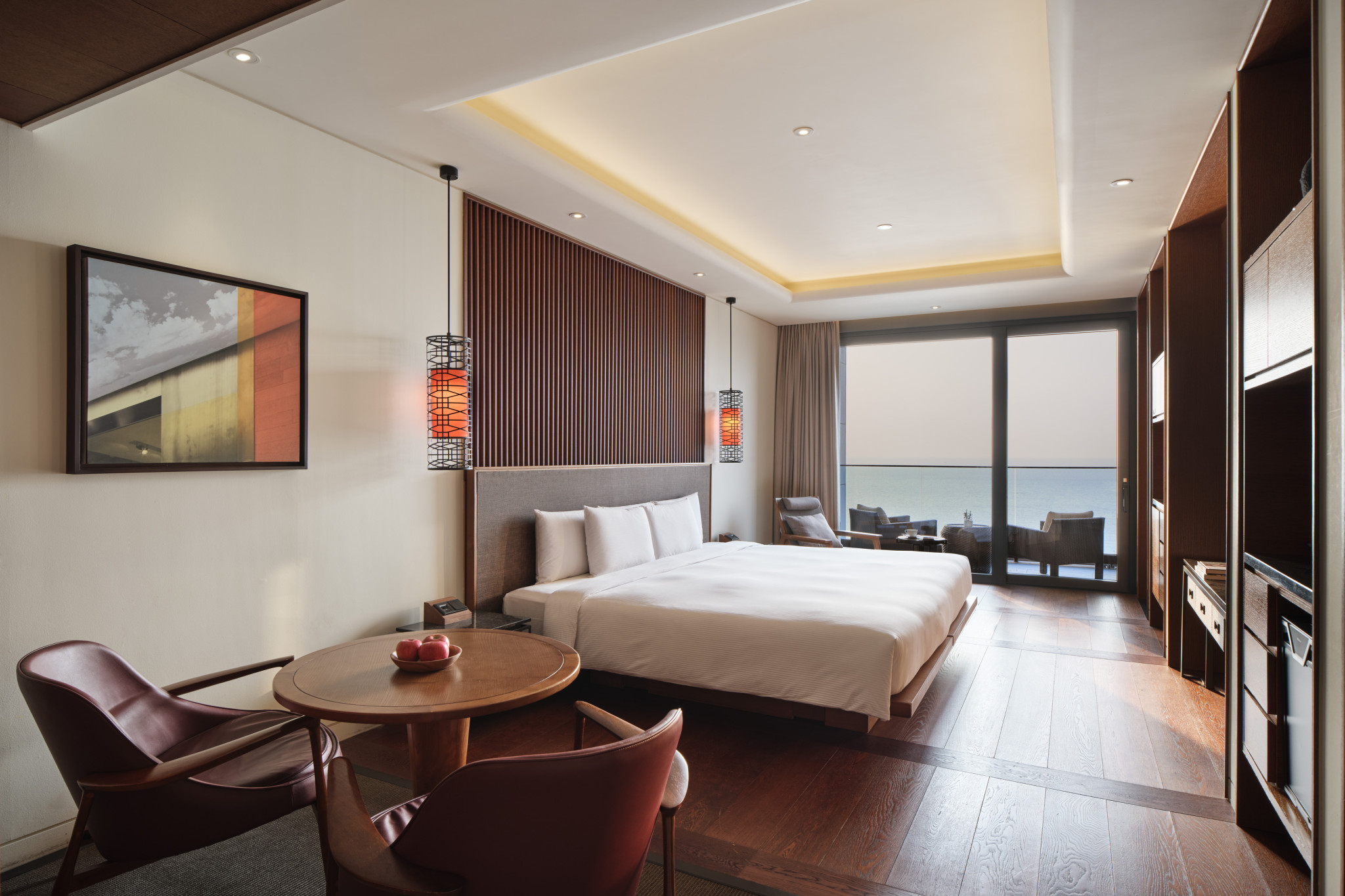 프리미엄 킹 룸 오션뷰(박스위크★S메종, 조식 2인+크레딧 5만원)