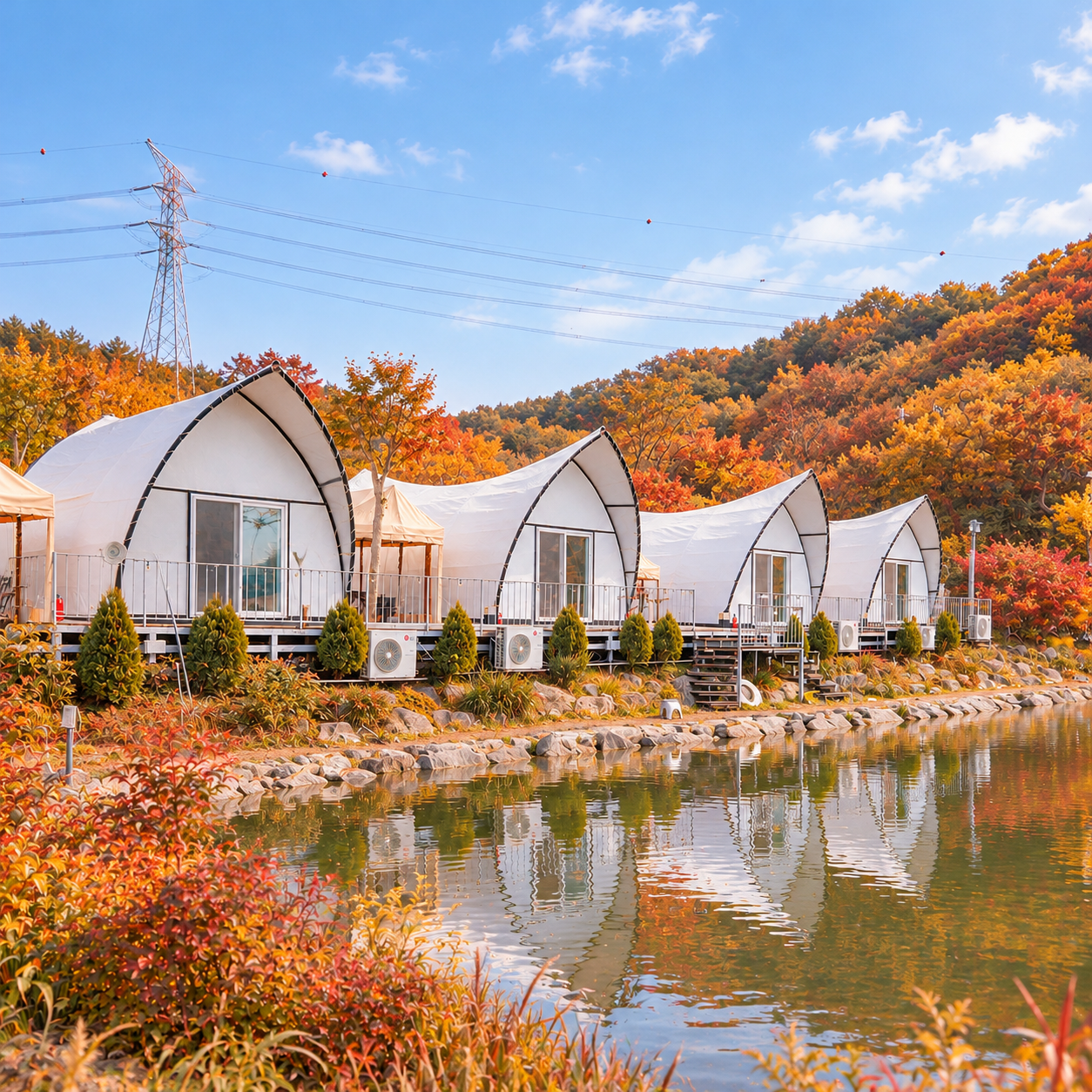 아산 밤소리글램핑