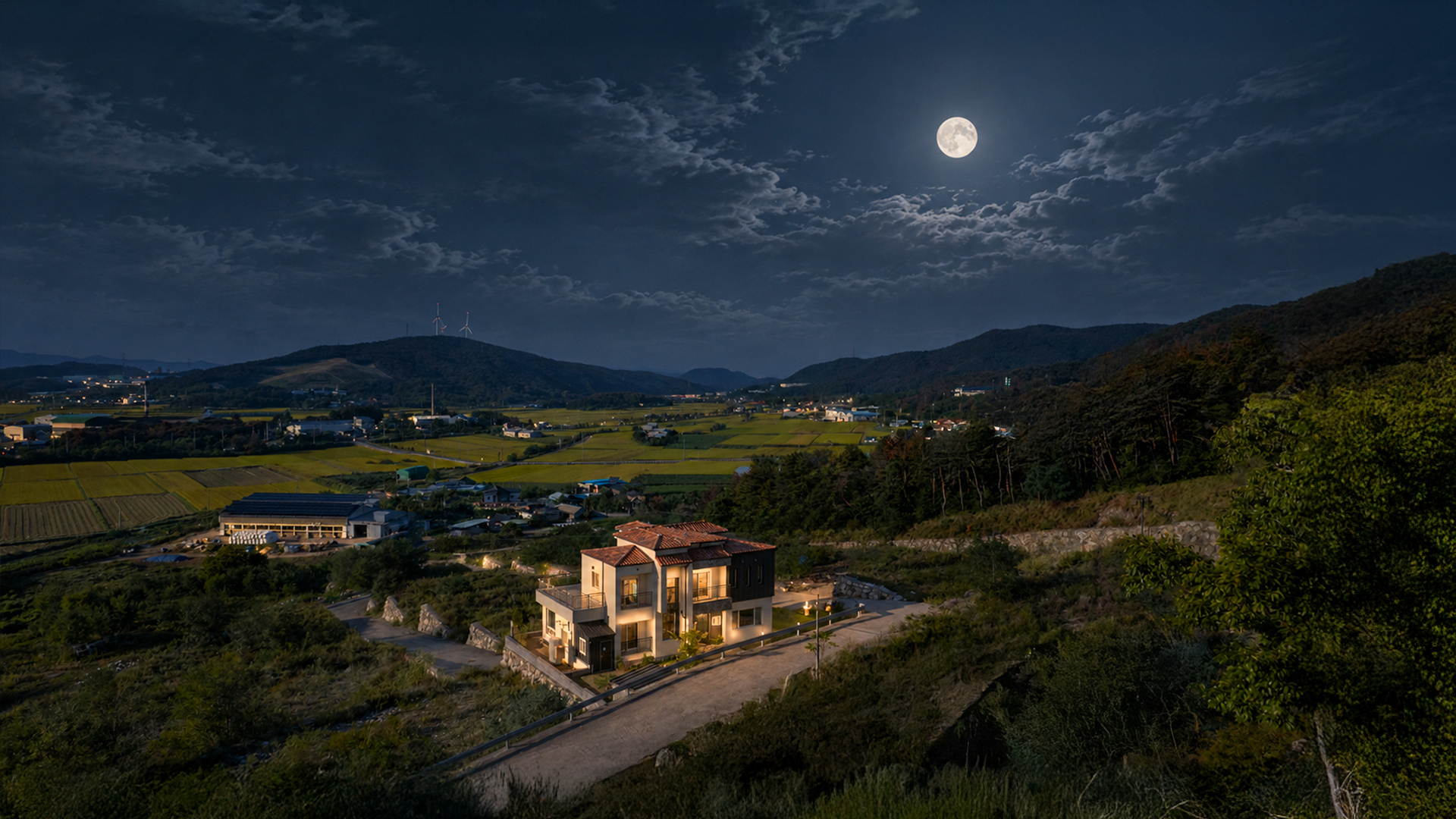 경주 루나힐스풀빌라펜션